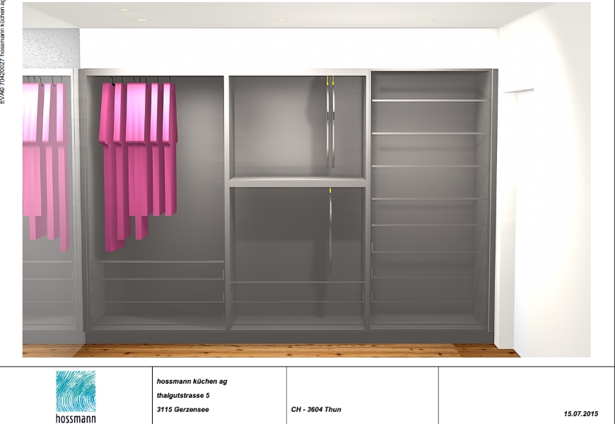 Begehbarer Kleiderschrank Seitenschrank Begehbarer Kleiderschrank Seitenschrank
