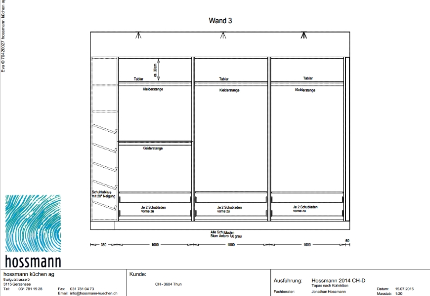 Begehbarer Kleiderschrank Wand 3 Begehbarer Kleiderschrank Wand 3