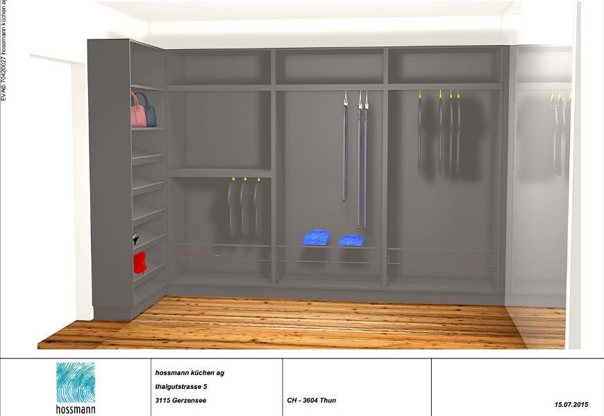Begehbarer Kleiderschrank Begehbarer Kleiderschrank
