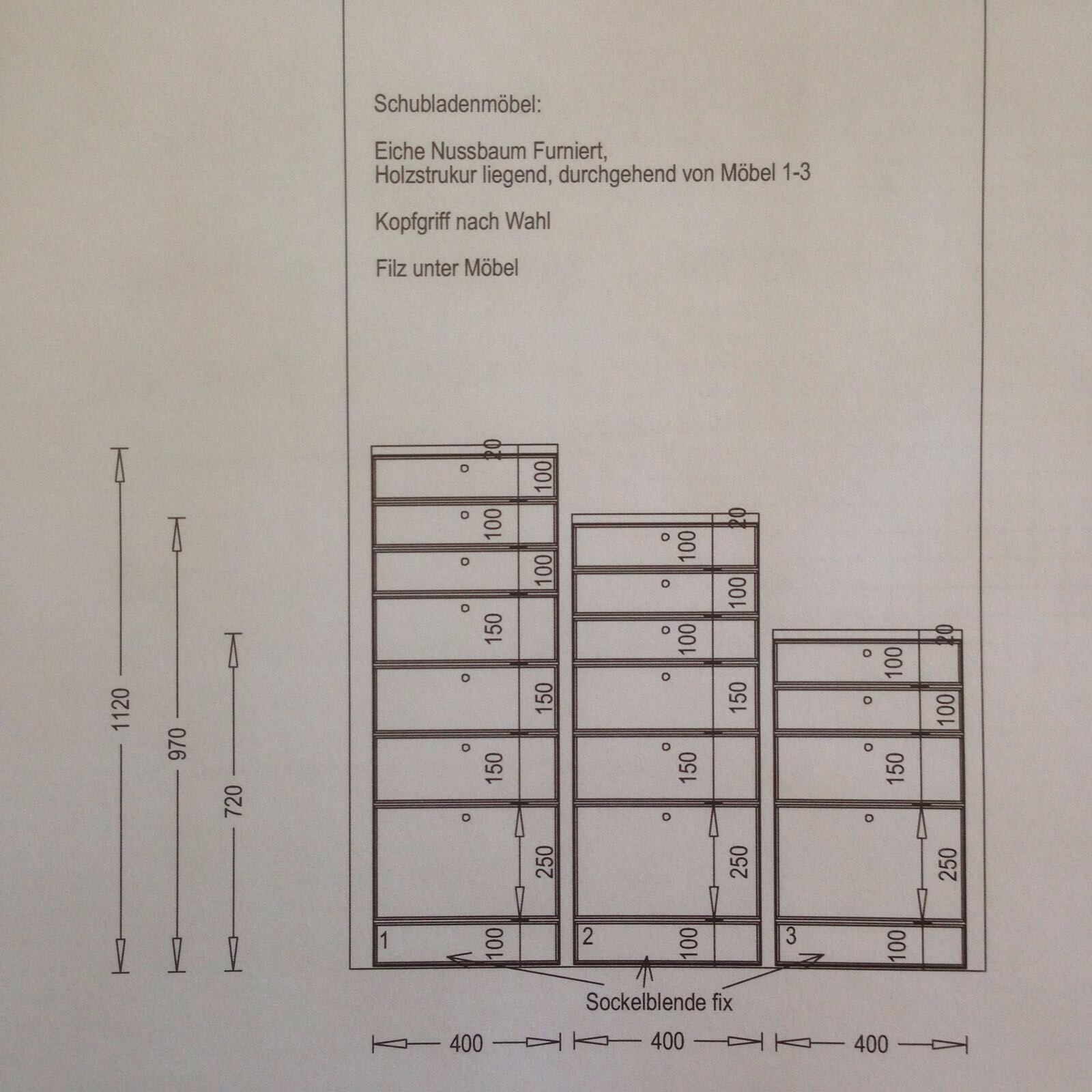 Nussbaum Holzmöbel Sonderanfertigung_Planung